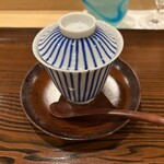勢麟 - 虎河豚の茶碗蒸し
