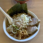 手打ち中華そば 酒田 - 醤油、玉ねぎ