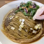 めん処 きよ洲 - 具材が変わった？サバとオリーブの芳醇ぶたらぁめん850円税込大盛り！