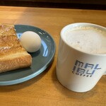 マリブコーヒー - カフェオレ　モーニングサービス