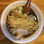 大坂らーめん 秀吉 - 平打ちストレート中細麺