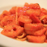 ラ・ヴェーナ・デル・レンニョ - 「根菜の辛いトマトソーススパゲティ」