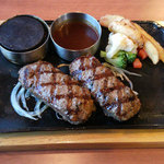 ビッグボーイ - 【2013年12月】大俵ハンバーグ（ランチ価格税抜699円）