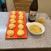 よし川 - 料理写真:明石焼き＋ビンビール