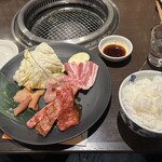 焼肉・鉄板焼 中津留 - ①中津留ランチのM 150g 1958円