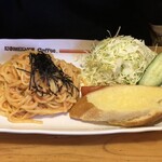 コメダ珈琲店 - めんたいクリームスパゲッティ　830円