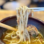 硯家 - スパイシーカレーうどん-温-