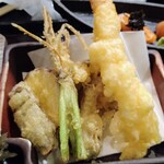 Sonmin Shokudo - 冬季信州色彩套餐（虾和蔬菜天妇罗）