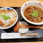 Sobadokoro Inataya - カツ丼セット（温そば）