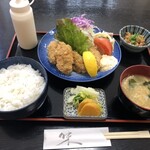 喜八 - 料理写真:牡蠣フライ定食　1,000円