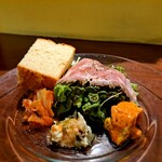 オリーブオイル - ⚫前菜盛り合わせ