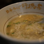 行徳家 - 残ったスープを使い（プラス１５０円）　雑炊