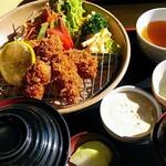 リバーサイド大扇 - 牡蠣フライ定食