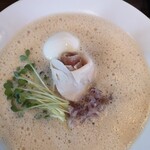 鶏×麦 らら - 　　アップ！綺麗な盛り付け、さすがです！