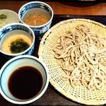 Teuchi Soba Tameike - 三種つけ汁そば