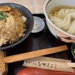 純愛うどん なでしこ - 希少豚のカツ丼セット