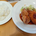 Gasuto - チキンてり焼きソース＆アジフライ
