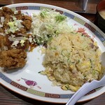 大阪王将 - 油淋鶏炒飯セット