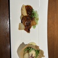 THE DINING シノワ唐紅花＆鉄板フレンチ蒔絵 - 