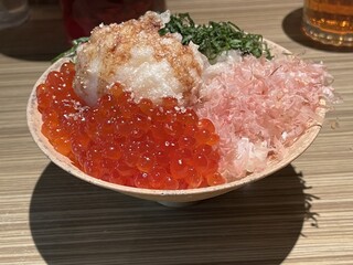 本町製麺所 本店 - いくら温玉丼