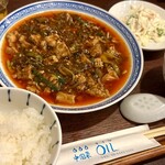 Chuugokusai Oiru - 四川麻婆豆腐ランチ(1,200円税込)