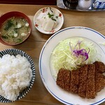 とんかつや栃谷 - 並とんかつ定食　¥1,450(平日ランチタイムは¥100引き)
