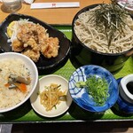 そば吉 - 料理写真:からあげ定食　大盛