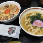 極楽うどん TKU - 親子丼セット