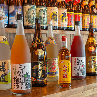 Top class selection in the prefecture ◎More than 25 types of awamori available