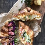 GLAMPING&CAFE MUKU - 料理写真:クロワッサンサンド