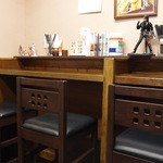 みなと屋 - カウンター席