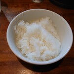 麺屋 悠 - サービスの半ライス