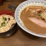 Menya Buson - 蕪村そば+豚マヨご飯