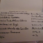 アンティーカ・トラットリーア・ノスタルジーカ - 日本語が書かれるようになりました。