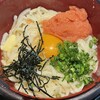 釜あげうどん はつとみ - 明太バターうどん大盛