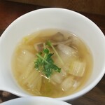 キッチン ブルー グローブ - 白菜フープのアップ