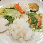 キッチン ブルー グローブ - 残りのプレート