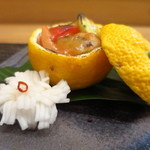 北新地 成司 - 柚子の釜焼き