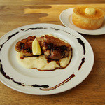 カフェ マメヒコ - ホエー豚のロースステーキ（ランチ）