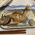 魚半 - ノドグロの塩焼き、これまで食べたノドグロの中で一番美味しかったです。