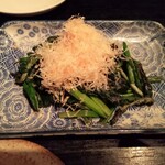 Teuchi Soba Sake Ryouri Ichi Kurashikku - 青菜焼き