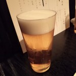 Teuchi Soba Sake Ryouri Ichi Kurashikku - 生ビール