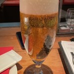 BAR de ESPANA MUY - アサヒスーパードライ生ビール(900円)