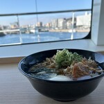 やぶ金 - 海見ながら、いただきます