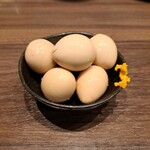 絶好鳥酒場 鳥びあ～の - うずらの煮卵