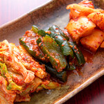 Assorted kimchi