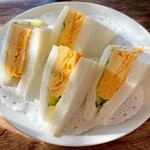 喫茶チロル - 「玉子サンド(ハーフサイズ)」(450円)です