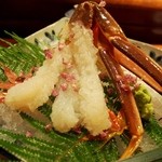 いと賀 - 松葉ガニのお造り