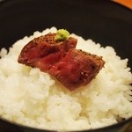 いと賀 - しまね和牛ヒレステーキ オンザ ライス