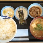 松屋 - 豚汁朝定食490円ご飯特盛